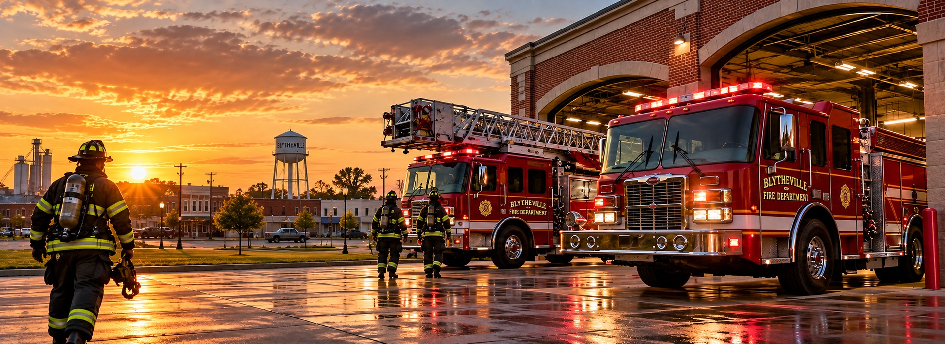 Blytheville Fire Department Banner 1920x700 — Fire Department banner